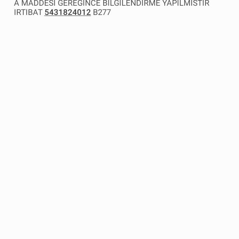 MAVISTIC (SMS) Mavis S. T. İcra Mesajı