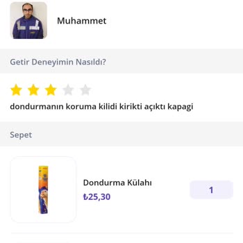 Getir Kırık Olan Ürünü Kabul Etmiyorlar