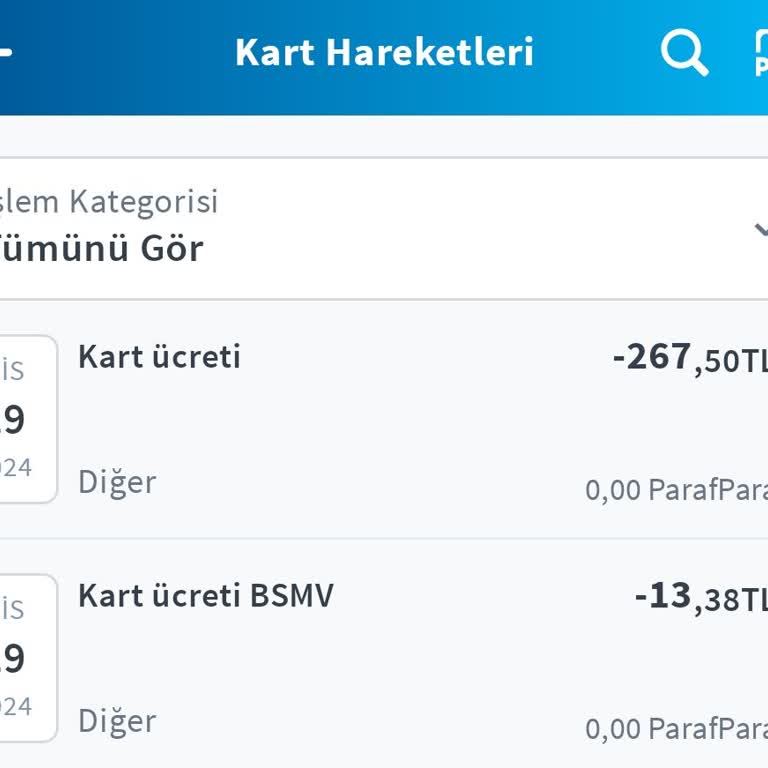 Halkbank Bilgim Dışında Kart Ücreti Kesilmiş