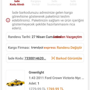 Trendyol Üzerinden Yanlış Ürün Teslimi Ve İletişimsizlik Sorunu