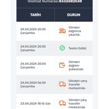Aras Kargo'nun Ürünü Teslim Etmemesi