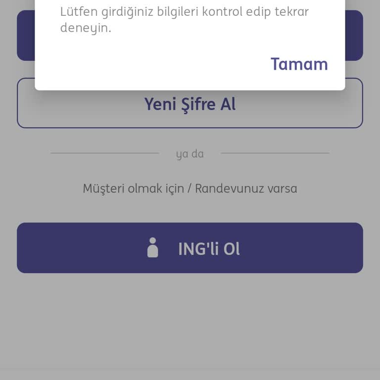 ING Bank Zarardayım İmdat