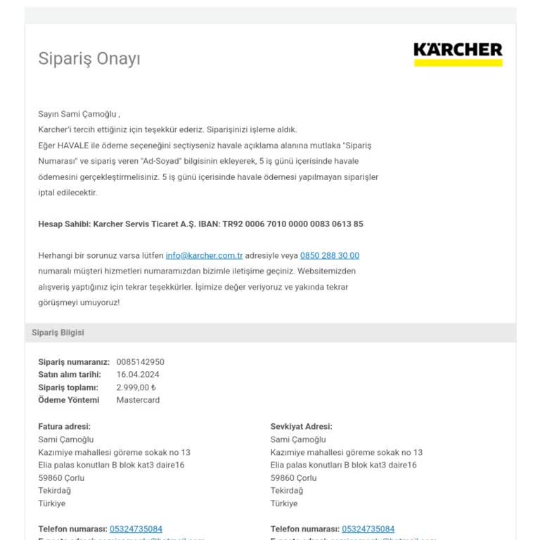 Karcher Bir Daha Mı Asla