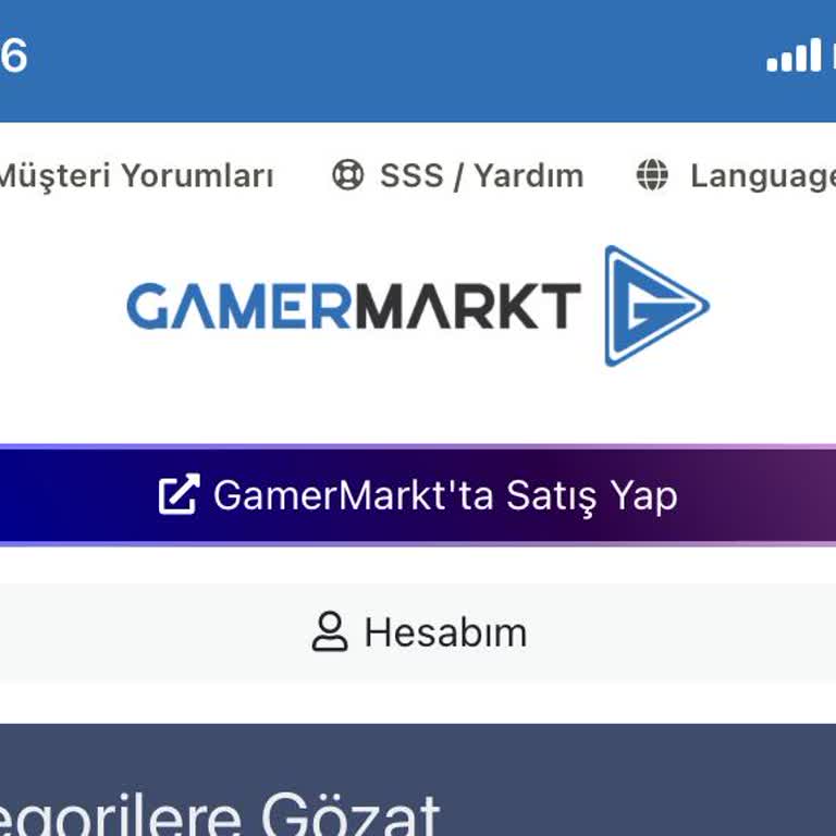 GamerMarkt Hesabın Çalındı Yardım Edin Lütfen