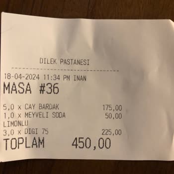 Dilek Pastanesi Haksız Ücret Talebi