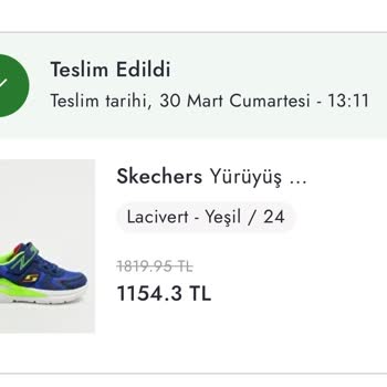 Skechers İndirimli Ürün Değil Kusurlu Ürün!