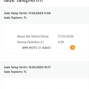 Bytugcekaya Ürünün İadesini Yapmıyor