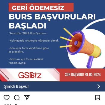 Gencizbiz Burs Başvurusu