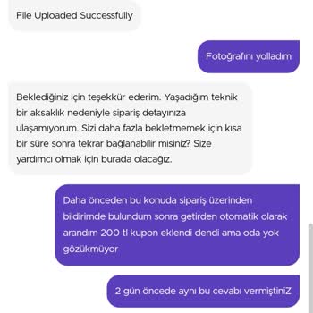 Getir Bozuk Delinmiş Dondurma Getirildi Geri Dönüş Yok