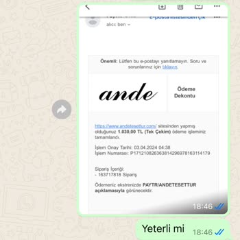 Ande Tesettür İade Mi Yatırmıyor
