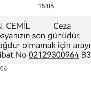 Hakara Hukuk (SMS) Tedirgin Edici Mesajlarla Karşı Karşıya Kaldım