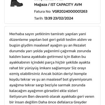 Greyder Ürün Sorunu Hak.