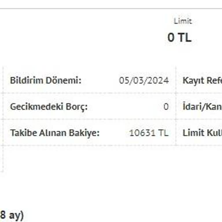 Garanti Bankası Kredi Kartım Kanuni Takipte Görünüyor