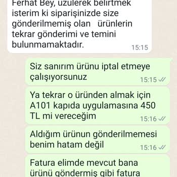 A101 Olmayan Ürünü Sattılar