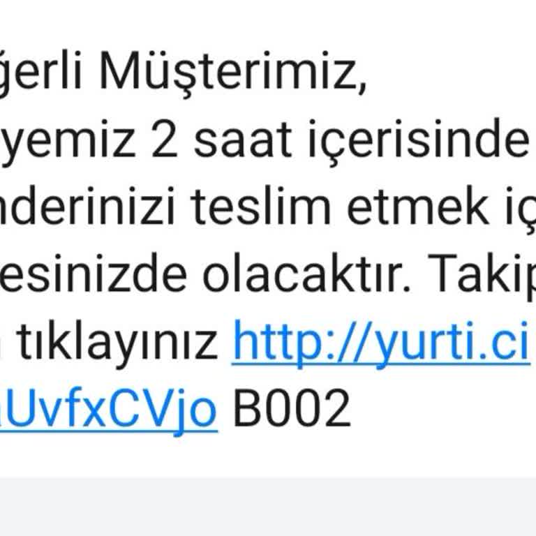 Yurtiçi Kargo Teslimat Problemi Ciddiyetsizliği