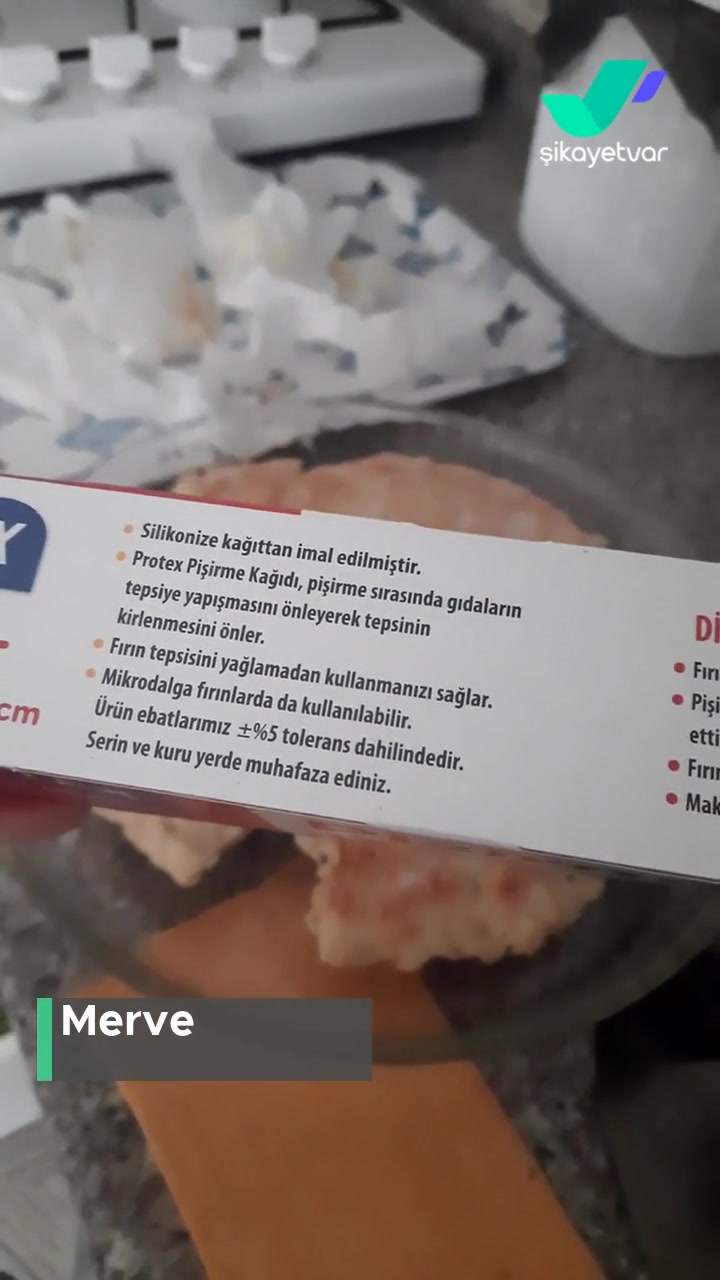 Protex Pişirme Kağıdı Yiyeceğe Yapıştı! videonun kapak resmi