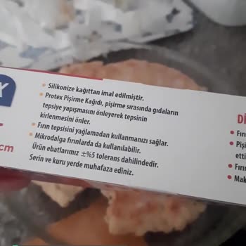 Protex Pişirme Kağıdı Yiyeceğe Yapıştı!