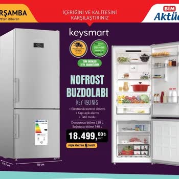 BİM Keysmart KEY 490 Nfs Model Buzdolabını Teslim Etmiyor.