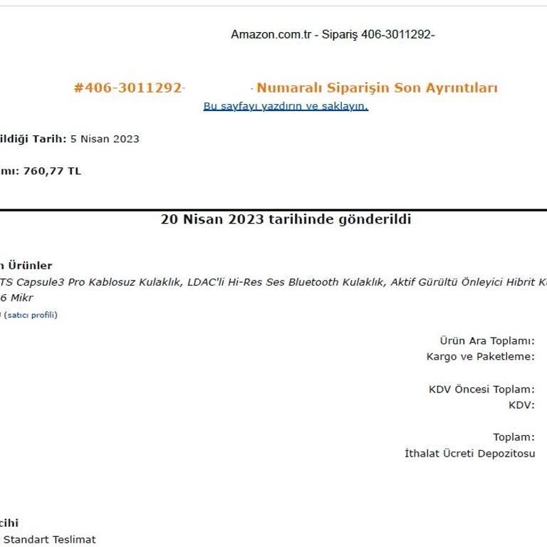 Amazon (yurt Dışı Pazaryeri) Alışveriş Pişmanlığı