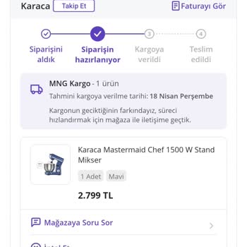 Karaca Züccaciye Karaca Mağdur Etti