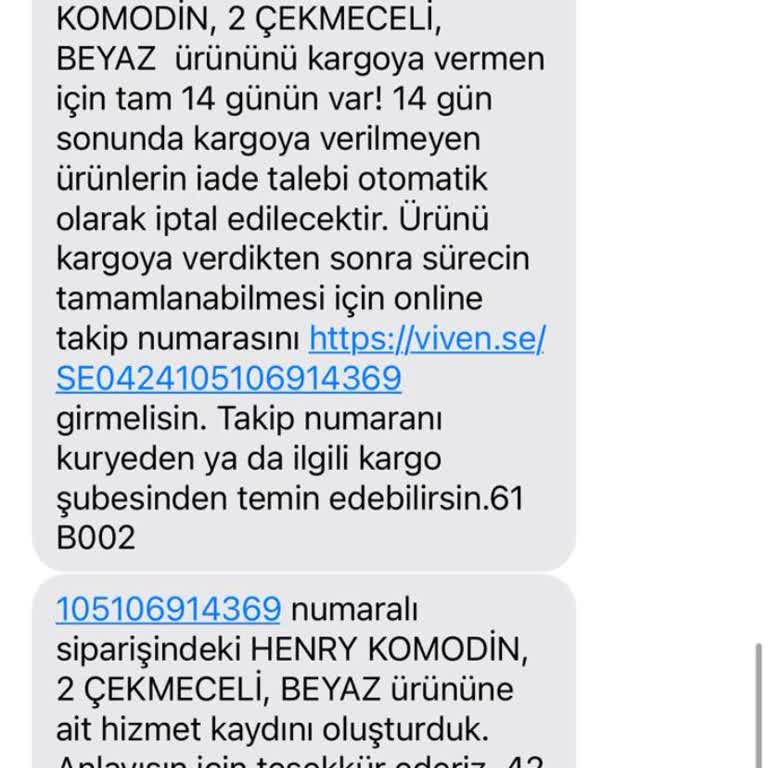 Vivense Ürün Mağduriyeti Yaşıyoruz Geri Dönüş Olmuyor