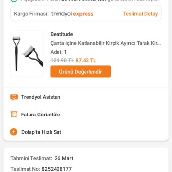Trendyol Siparişim Bana Ulaşmadı