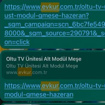 Selvi Mobilya TV Ünitesinin Hazeran Olarak Satılıp Başka Ürün Gelmesi
