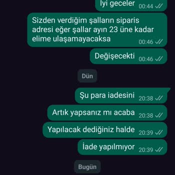 Qafiye Prive Para İadesi Yapılmasını İstiyorum