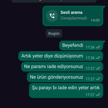 Qafiye Prive Para İadesi Yapılmasını İstiyorum