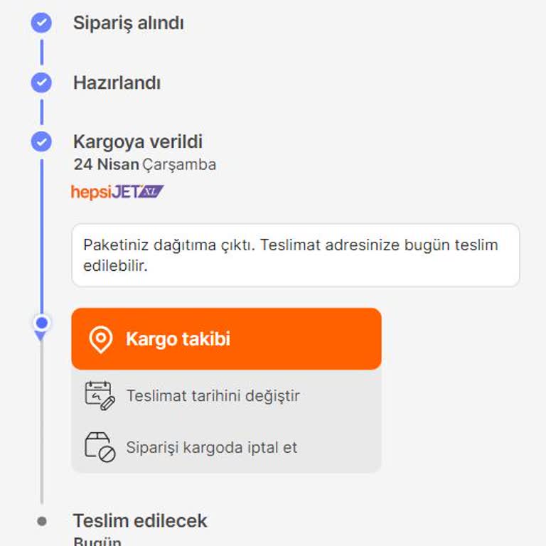 Hepsijet XL Sipariş Teslimatı Saat 23:00'a Kadar