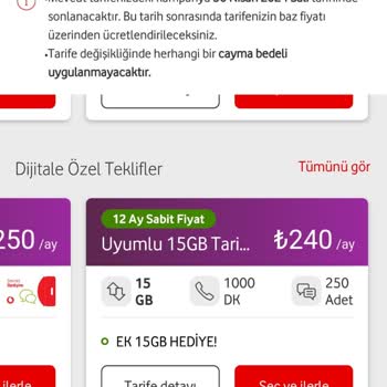 Vodafone Emekliyi Mağdur Ediyor.