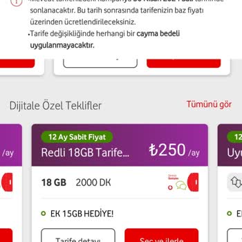 Vodafone Emekliyi Mağdur Ediyor.