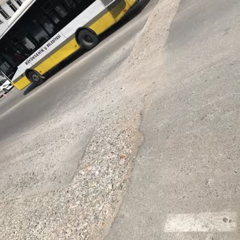 Uludağ Elektrik Dağıtım Yol Çalışmasından Aracımda Maddi Hasar Var