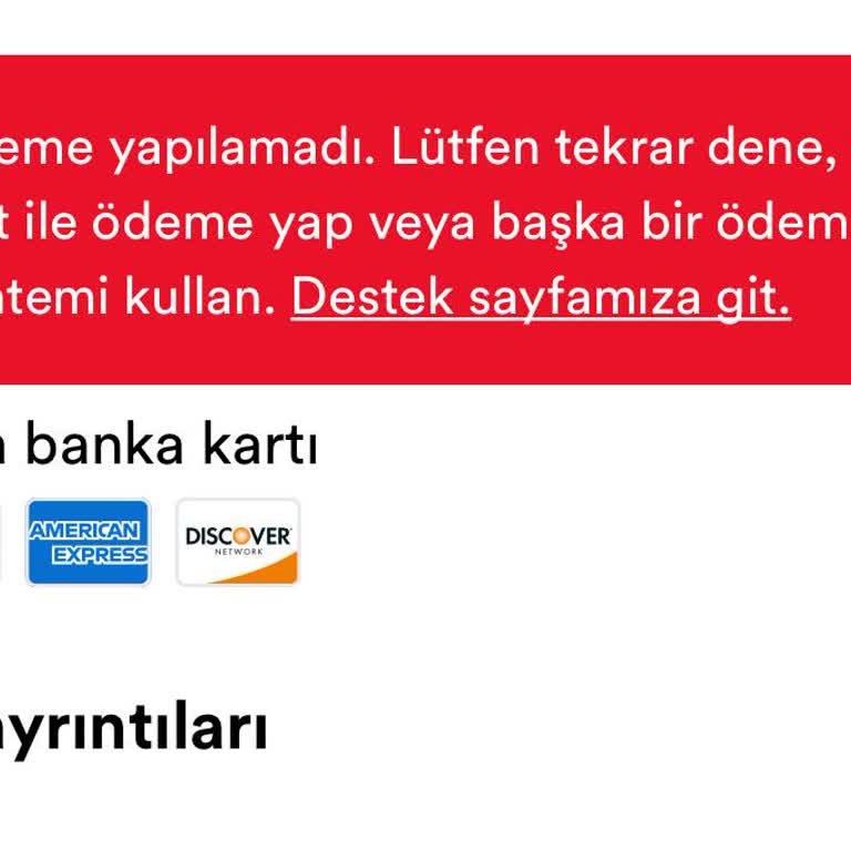 Kuveyt Türk Banka Kartı İle Spotify Üyeliği Alamıyorum