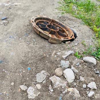 Samsun Büyükşehir Belediyesi Rögar Kapağı Yok