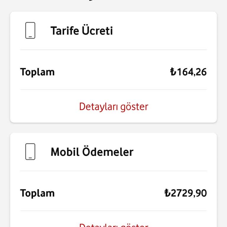 Vodafone Bilgim Olmadan Mobil Ödeme Yapmış