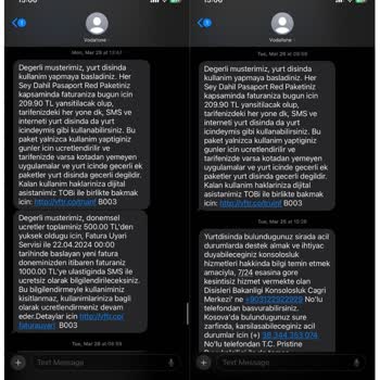 Vodafone Yurt Dışı Kullanımda Kafasına Göre Ücretlendirme