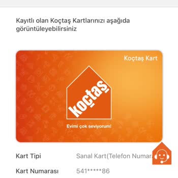 Koçtaş Kart Puan Kullanımına İzin Vermiyor