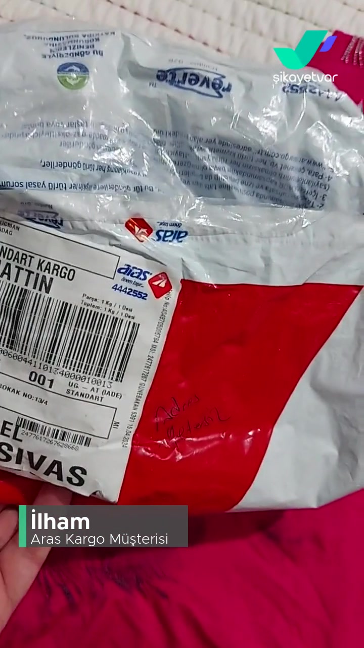 Aras Kargo Alıcıya Ulaşmadan Zarar Verilen Ve İade Edilen Kargo videonun kapak resmi