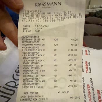 Mersin Sayapark Rossmann'da Garanti Kapsamındaki Ürün Değişim Beklentisi