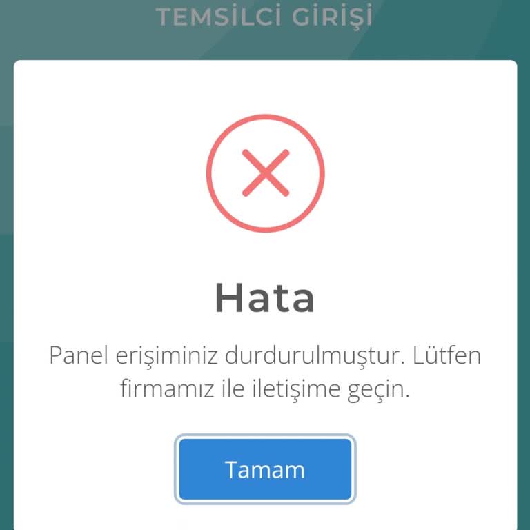 Homm Bitkisel Ürünler Panel Kapatıldığı İçin Giriş Yapamıyorum