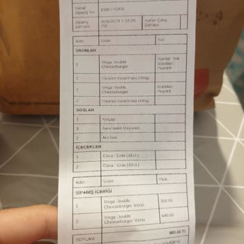 Burger King Eksik Gelen Ürünler!