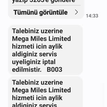 Vodafone Bilgim Dışı Üyelik