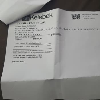 Kelebek Mobilya Teslim Edilmeyen Koltuk TK.