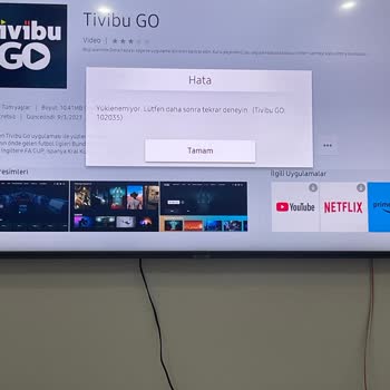 Samsung TV 102035 İndirme Hatası