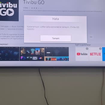 Samsung TV 102035 İndirme Hatası
