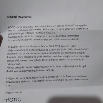 Hotiç Mağazasından Aldığım Botların 2 Hafta İçerisinde Yırtılması