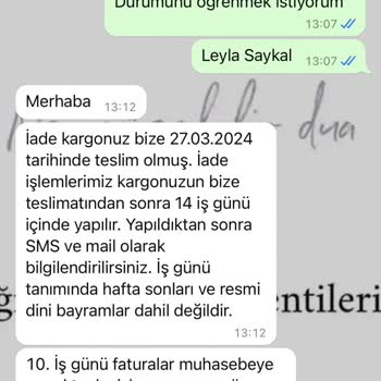 Mevra İadem Gerçekleşmedi 1 Aydır İademi Yapmadılar