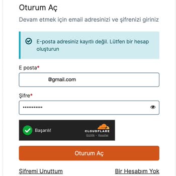 VFS Global Belçika Hesaba Giriş Yapamıyorum/E-posta Kayıtlı Değil