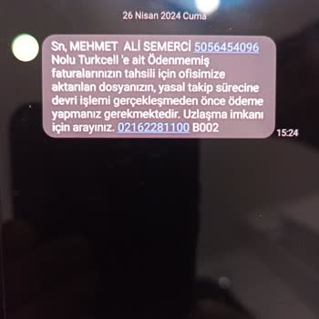 Turkcell Yabancı İsim Yabancı Şahıs İcra Bilgilendirme Recom Takip Den